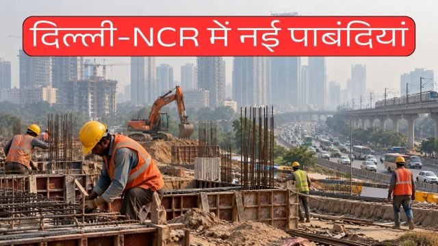 दिल्ली-NCR में 5 नवंबर से निर्माण कार्यों पर रोक